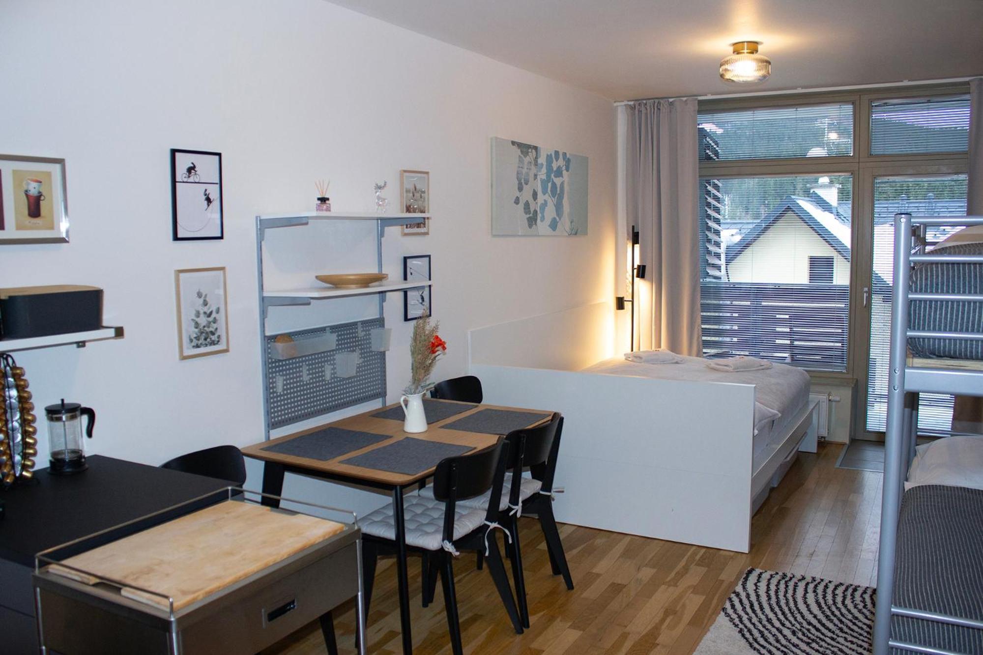 Enjoyharrachov: Sunny Studio with Mountain Views and Entertainment Exterior photo